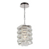ST LUCE SL6137.103.01 Светильник подвесной ST-Luce никель/прозрачный E14 1*40W СТРОЦЦИ