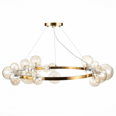 ST LUCE SL1165.303.24 Светильник подвесной ST-Luce Бронза/Коньячный G4 24*5W НЕКТОН