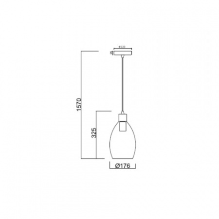 Подвесной светильник Vele Luce Placido VL5055P14