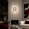 ST LUCE SL6137.101.02 Светильник настенный ST-Luce никель/прозрачный E14 2*40W СТРОЦЦИ