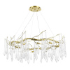 ST LUCE SL1660.203.12 Светильник подвесной ST-Luce Шампань/Шампань, Прозрачный G9 12*5W 4000K ТРИФОНИ