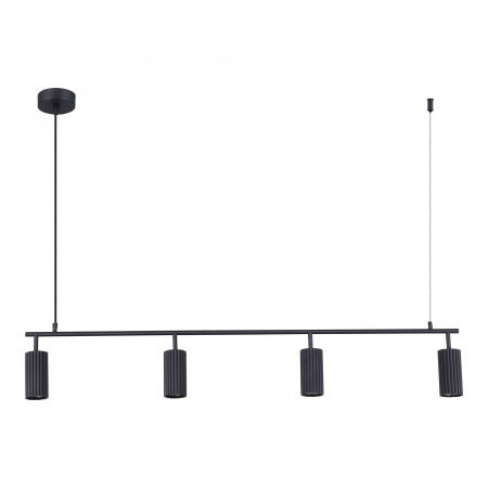ST LUCE SL1213.403.04 Светильник подвесной ST-Luce Черный/Черный GU10 4*5W 4000K КЕНДО