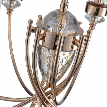 ST LUCE SL1402.203.08 Люстра подвесная ST-Luce Золото/Прозрачный E14*8 40W ЭЛЕГРА