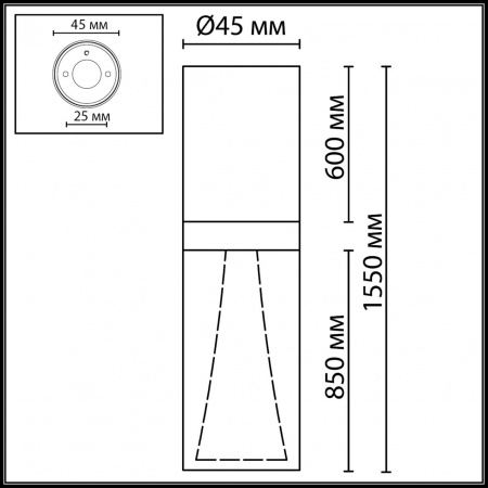 Потолочный светильник ODEON LIGHT HIGHTECH 7143/4CL