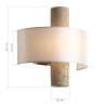 ST LUCE SL6230.201.01 Светильник настенный ST-Luce Бежевый/Белый LED 1*5W 3000K НОБИЛЕ