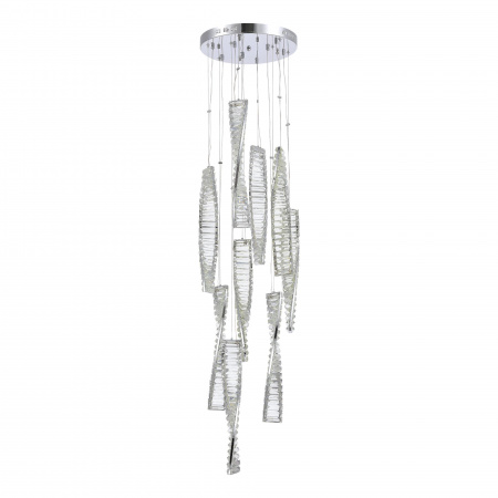 ST LUCE SL6205.103.09 Светильник подвесной ST-Luce Хром/Прозрачный LED 1*99W 4000K ЭЛИКА