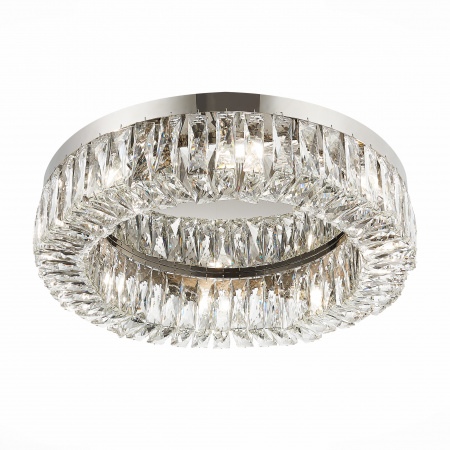 ST LUCE SL1226.102.08 Люстра потолочная ST-Luce Никель/Прозрачный E14 8*40W РИФРАЦИО