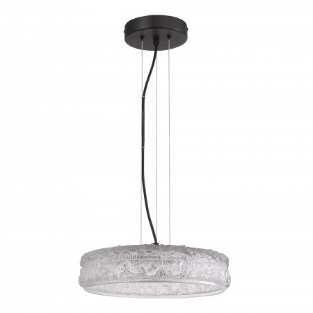 ST LUCE SL6143.403.01 Светильник подвесной ST-Luce черный/прозрачный LED 1*15W 4000K АНТИК