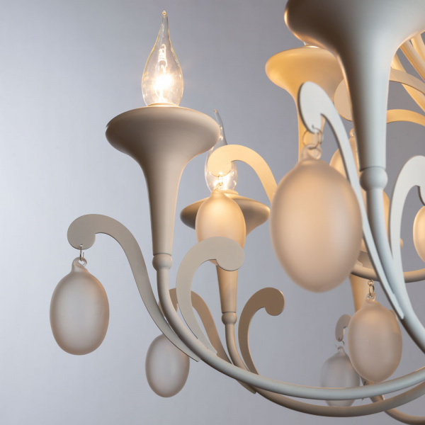 Подвесная люстра Arte Lamp MONTMARTRE A3239LM-12WH