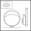 Настенный светильник ODEON LIGHT ECODESIGN 6625/9WL