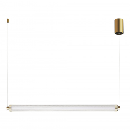 ST LUCE SL6224.313.01 Светильник подвесной ST-Luce Латунь/Прозрачный LED 1*30W 4000K БАМБУ