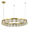 ST LUCE SL6011.303.01 Светильник подвесной ST-Luce Латунь/Прозрачный LED 1*50W ЭСМЕ
