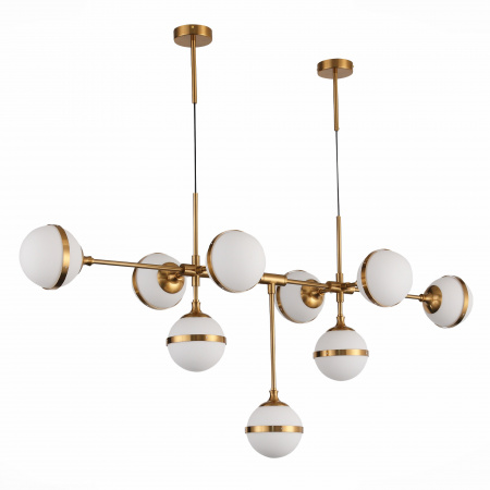 ST LUCE SL1157.303.09 Светильник подвесной ST-Luce Бронза/Белый E14 9*40W АРБО