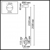 Подвесной светильник ODEON LIGHT L-VISION 7111/4LA