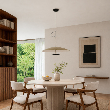 ST LUCE SL6502.213.01 Светильник подвесной ST-Luce Золотистый,Черный/Золотистый LED 1*40W 3000K АРМОНИКО