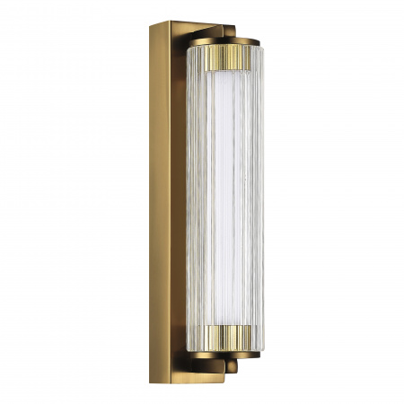 ST LUCE SL6224.301.01 Светильник настенный ST-Luce Латунь/Прозрачный LED 1*8W 4000K БАМБУ