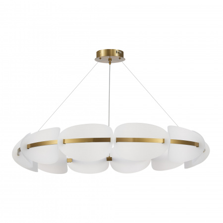 ST LUCE SL1304.203.65 Люстра подвесная ST-Luce Золотистый/Белый LED 1*65W 3000K ЭТУАЛЬ