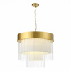 ST LUCE SL1352.203.09 Люстра подвесная ST-Luce Золотистый/Белый, Прозрачный E14 9*40W АВЕРСА