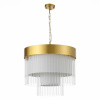 ST LUCE SL1352.203.09 Люстра подвесная ST-Luce Золотистый/Белый, Прозрачный E14 9*40W АВЕРСА