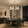 ST LUCE SL2004.303.16 Светильник подвесной ST-Luce латунь/прозрачный, белый, латунь G9 LED 16*5W СПИРИТ