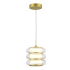 ST LUCE SL6239.203.03 Светильник подвесной ST-Luce золото/прозрачный LED 1*16W 3000K ФРИТЕЛЛА