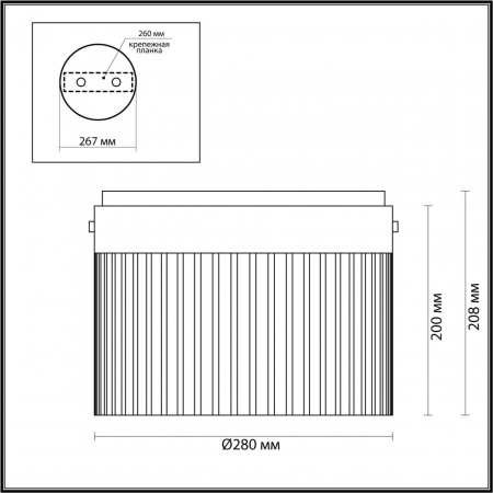 Потолочный светильник ODEON LIGHT L-VISION 5047/24LC