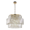 ST LUCE SL6138.303.12 Светильник подвесной ST-Luce латунь/прозрачный E14 12*40W РИТЦ