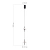 ST LUCE SL6231.403.02 Светильник подвесной ST-Luce Черный/Прозрачный LED 2*5W 4000K ЗЕНИТ