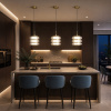 ST LUCE SL6239.203.03 Светильник подвесной ST-Luce золото/прозрачный LED 1*16W 3000K ФРИТЕЛЛА