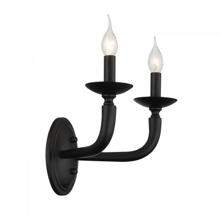 ST LUCE SL1114.401.02 Бра ST-Luce Черный E14 2*40W ФОРТЕЗА