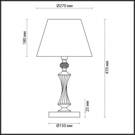 Настольная лампа LUMION CLASSI 4408/1T