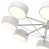 EVOLUCE SLE6005-502-08 Светильник потолочный Белый, Хром/Белый LED 8*10W ВАЛЛЕ