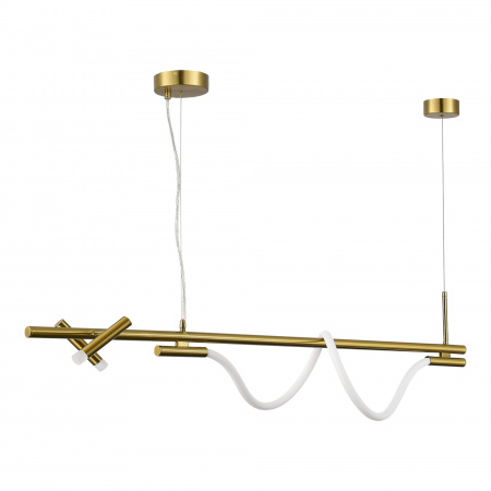 ST LUCE SL6118.303.03 Светильник подвесной ST-Luce Латунь/Латунь LED 2+1*3+11W 4000K МАРЛОУ