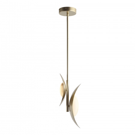 ST LUCE SL6229.203.02 Светильник потолочный ST-Luce Золотистый/Алебастр LED 2*7W 3000K ПЕРИАЛ