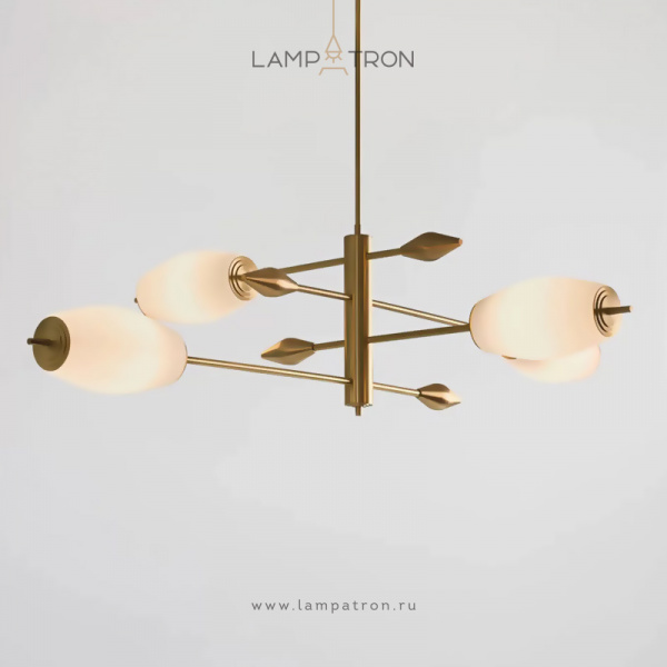 Люстра Lampatron GUNMAR. 4 плафона