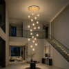 ST LUCE SL1175.303.18 Светильник подвесной ST-Luce Латунь/Янтарный E14 18*40W ПОРТИЧИ
