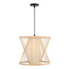 ST LUCE SL6241.503.01 Светильник подвесной ST-Luce Древесный/Белый E27 1*40W АЛЬМА