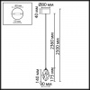 Подвесной светильник ODEON LIGHT L-VISION 7114/4LC