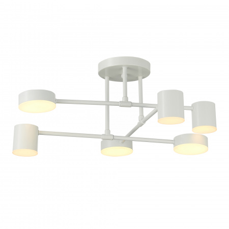 EVOLUCE SLE201052-06 Светильник потолочный Белый/Белый LED 6*7W 4000K НОБЕЛЬ