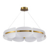 ST LUCE SL1304.203.56 Люстра подвесная ST-Luce Золотистый/Белый LED 1*56W 3000K ЭТУАЛЬ