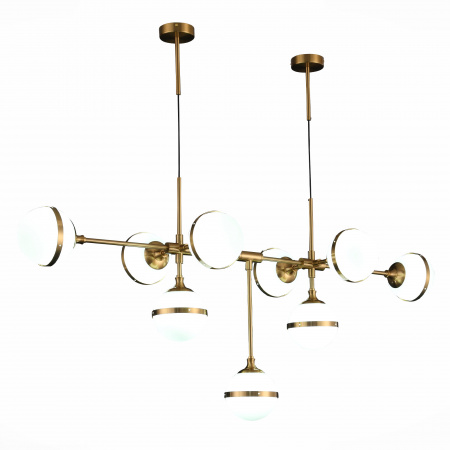 ST LUCE SL1157.303.09 Светильник подвесной ST-Luce Бронза/Белый E14 9*40W АРБО