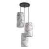 ST LUCE SL6228.403.03 Светильник подвесной ST-Luce Черный/Бежевый E27 3*60W РУТ