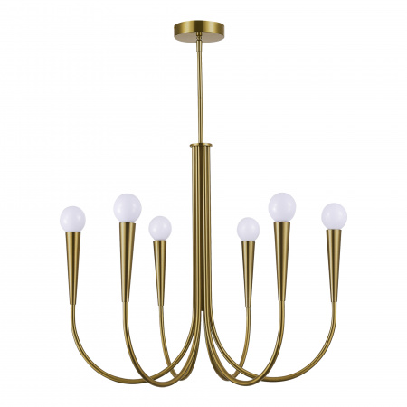 ST LUCE SL1243.303.06 Светильник подвесной ST-Luce Латунь E14 6*60W ДУЧЕС