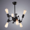 Люстра на штанге Arte Lamp ROOTS A9190LM-6BK