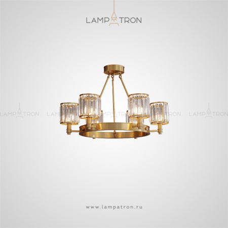 Люстра Lampatron AIRIN, Модель A. 6 плафонов (кольцо).