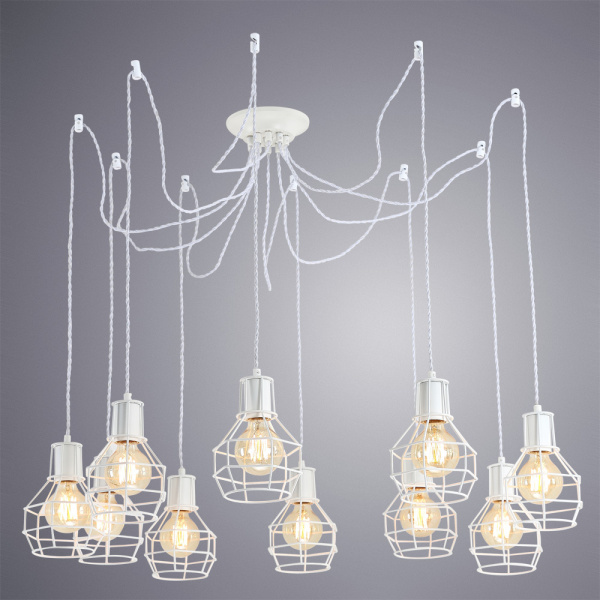 Подвесная люстра Arte Lamp INTERNO A9182SP-10WH