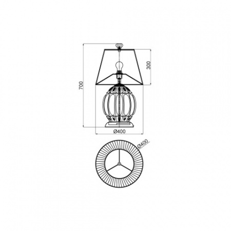 Настольная лампа Vele Luce Helen VL4263N21