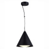 ST LUCE SL6501.403.01 Светильник подвесной ST-Luce Черный/Черный LED 1*7W 3000K ТРЕЗО