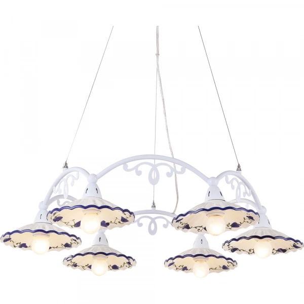 Подвесная люстра Arte Lamp ANNA A6473LM-6WH