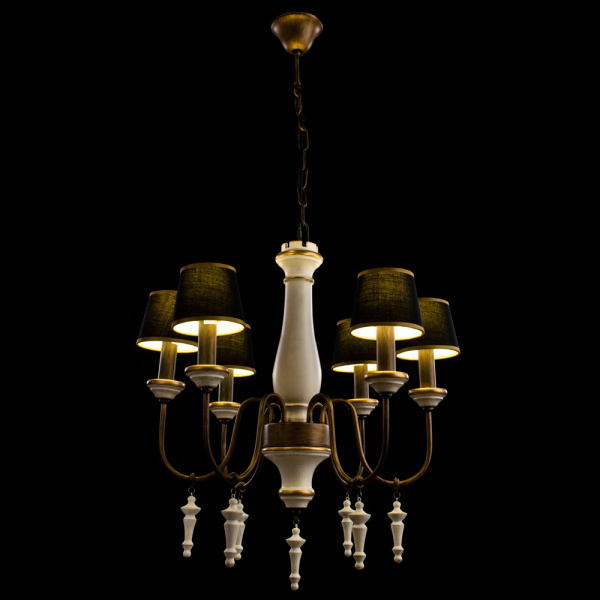 Подвесная люстра Arte Lamp FORTEZZA A1843LM-6BG